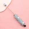1pc DIY Beadable Beadable Pen Heart Diamond Ballpoint Pen Aesthetic Writing Tool  Students