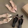 New Style of Sandals Women's Shoes One-strap High Heels