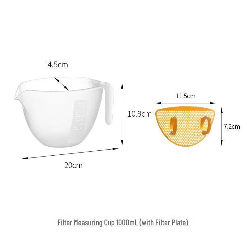 KATEI STORY Multi-functional Food Strainer Measuring Cup