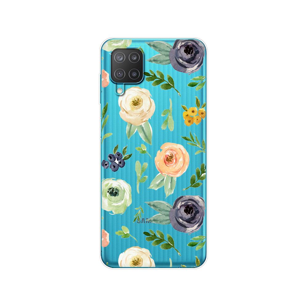 Чехол для Samsung M12, задняя крышка для телефона Samsung Galaxy M12 GalaxyM12 M 12 m127, мягкий чехол из ТПУ, силиконовый бампер, 6,5 дюйма
