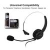 Cordless Phone Headset Adjustable Noise Cancelling 2.5mm Telephone Headset Call Center Headset