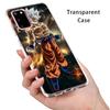 Dragonball Z Saiyan Transparent Silicone Cover For Samsung Galaxy S22 Pro S21 S20 FE Ultra S10 S10E Lite S9 Plus Phone Case