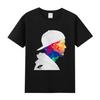 Футболка с принтом Avicii Мужская Летняя Повседневная Модный тренд Короткий рукав Свободная и удобная Чистый хлопок Мужская и Женская