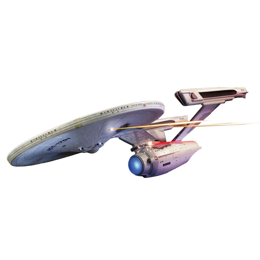 Polar Lights Star Trek The Wrath of Khan Enterprise Renovated Scale Plastic Model POL974 U.S.S. NCC-1701 1/1000