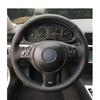 Черный чехол на руль автомобиля из искусственной кожи для BMW M Sport 3 серии E46 330i 330Ci 5 серии E39 540i 525i 530i M3 M5 2000-2006