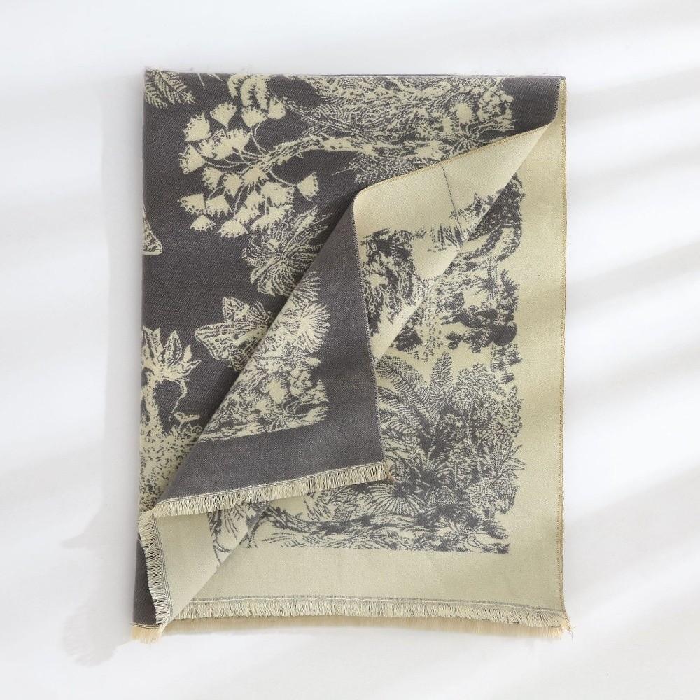 Bohemia Ethnic Style Scarf Printing Winter Tassel Scarves Imitation Cashmere Shawl Travel Vacation