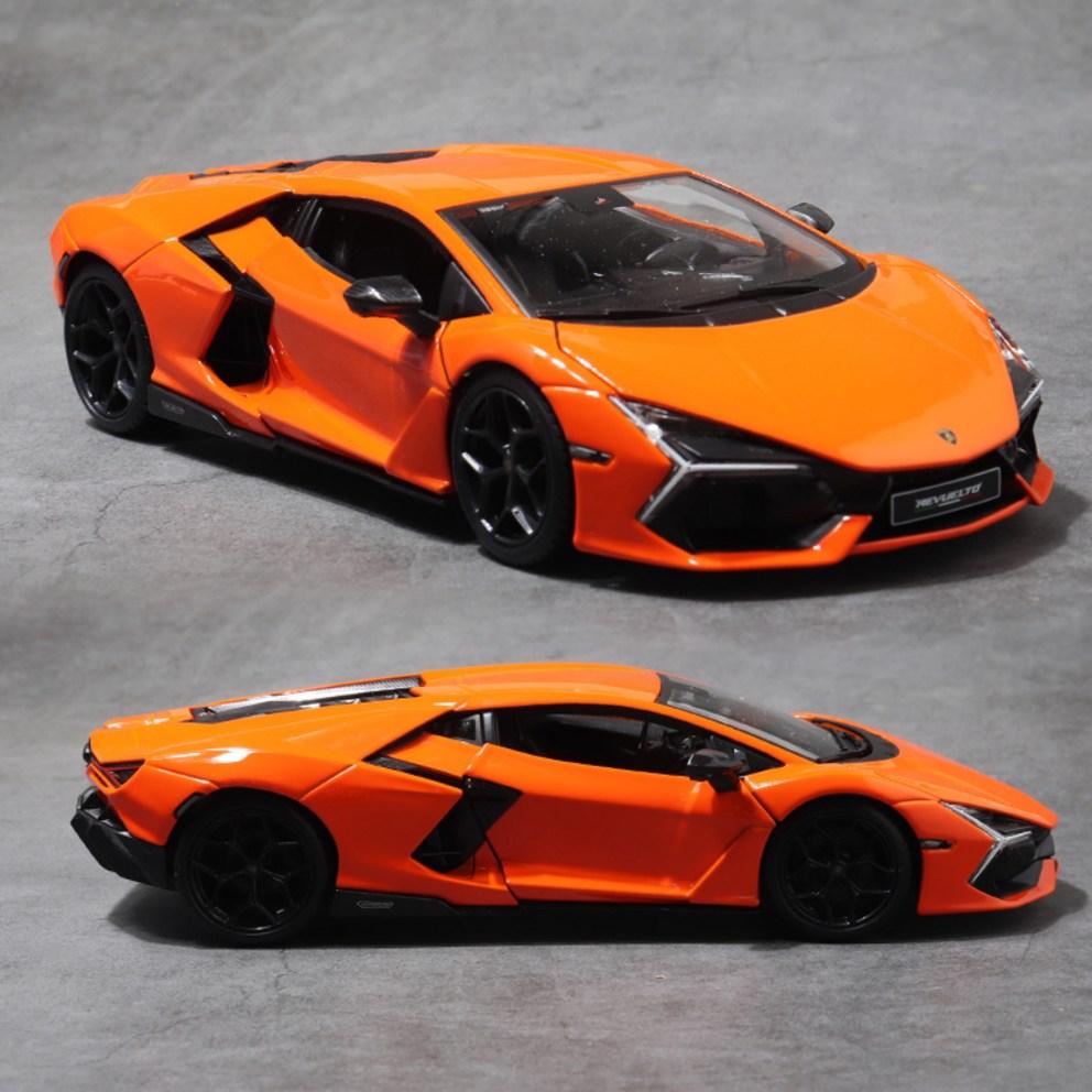 Ббураго 1:24 Lamborghini Revuelto Оранжевый Металлическая Модель Машины