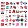 43Pcs Medical Series Cartoon PVC Shoes Charms Decorations Shoe Accessories