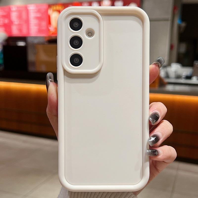 Мягкий силиконовый чехол для Samsung Galaxy S25 Ultra S24 FE S23 A56 A36 A16 A55 A15, противоударный защитный чехол для объектива