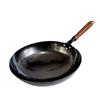 Zhangcheng Craftsman Hand-Forged Flat-Bottom Iron Wok with Lid & Spatula