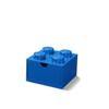 LEGO Boîte De Rangement Empilable 8 Boutons Bleu Taille S - 40201731