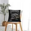 Bombardiro Crocodilo Square Pillow Cases Meme Crocodile Plane Cushion Cover Zipper Decorative Pillowcase for Living Room 18x18