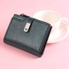 Мини-кошелек, многофункциональный держатель для карточек, сумка для документов с зажимом для денег, тройная сумка для карт, модный универсальный кошелек для монет на молнии