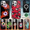 Чехол для телефона с рисунком "Арт глаза" для iPhone 17, 16, 15, 14, 13, 12, Plus, Pro, Max для магнитной беспроводной зарядки Magsafe