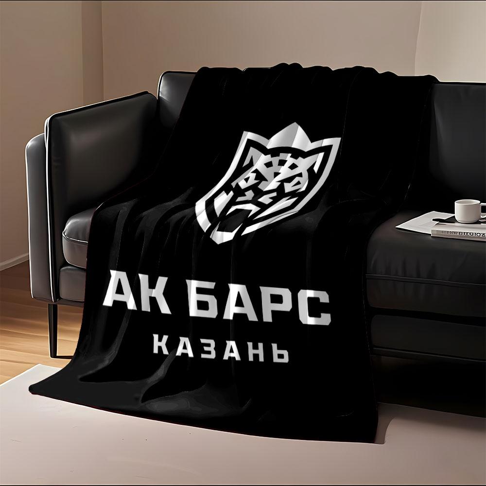 White Tiger Logo on Black print blanket soft and cozy perfect for the living room bed sofa or a nap,gift