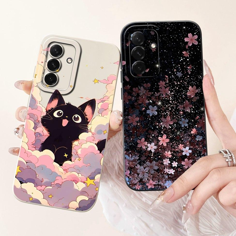 Чехол для Samsung A56 5G A566B Роскошный Модный Цветочный Кавайный Милый Ударопрочный Чехол для Телефона Для Samsung Galaxy A56 5G Обложка SM-A5660