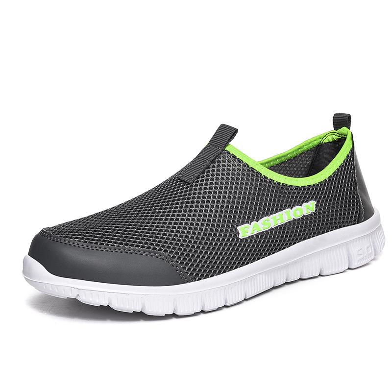 Модные летние мужские повседневные туфли мокасины дышащие сетчатые кроссовки женские быстросохнущие парные туфли размер 46 кроссовки для мужчин кроссовки