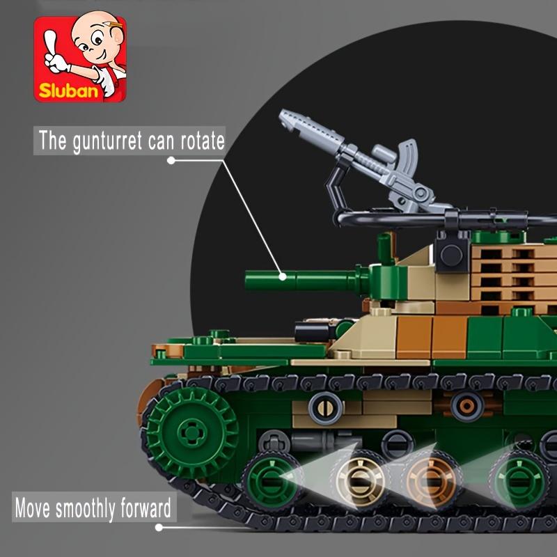 563 шт. 1107 Средний Военный Танк Модель Конструктор Игрушки 97 Средняя Колесница Дети Сделай Сам Кирпичики Игрушка