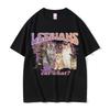 Lesbian Eat What Tshirt  New European And American Fun Cat Letter Combination Cotton Printed Unisexs And Unisexs Tshirt