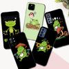 Black Tpu Case For Oneplus 8 Pro 8t 9 9R Nord 2 Ce N10 N100 N200 4G 5G  Kawaii Frog Mushroom