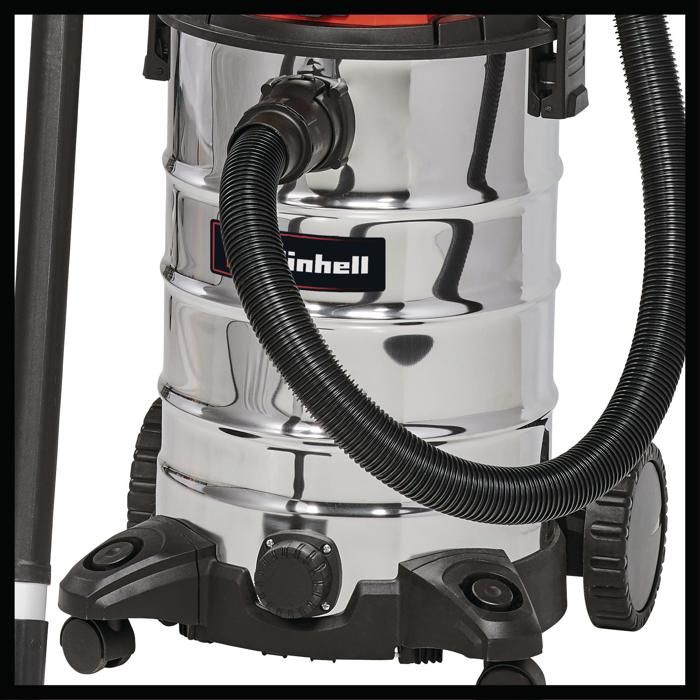 Einhell Aspirateur Eaux Et Poussières TC-VC 1930 SA (1500 W, Cuve 30L, Prise Synchro OEP, Livré Avec Accessoires)