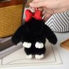 15cm Fluffy Rabbit Fur Pompon Bunny Soft Cute Rabbit Toy Bag Decoration Accessories Gift for Girls Bag Charm