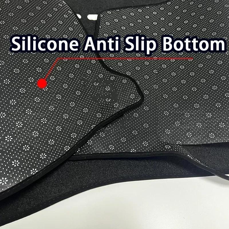 For Peugeot 206 1998 1999 2000 2001 2002 2003 2004 2005 2006 Dashboard Cover Anti-Slip Mat Protect Pad Car Sunshade Carpet Rug