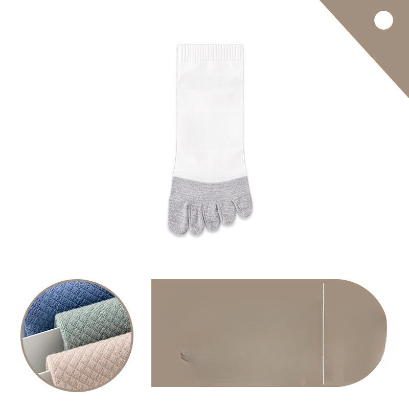 Пятипалые носки, Мужские короткие носки, Бесшовные, Дезодорирующие, Влагоотводящие, Носки с раздельными пальцами, Спортивные носки-лодочки с пальцем и большим пальцем