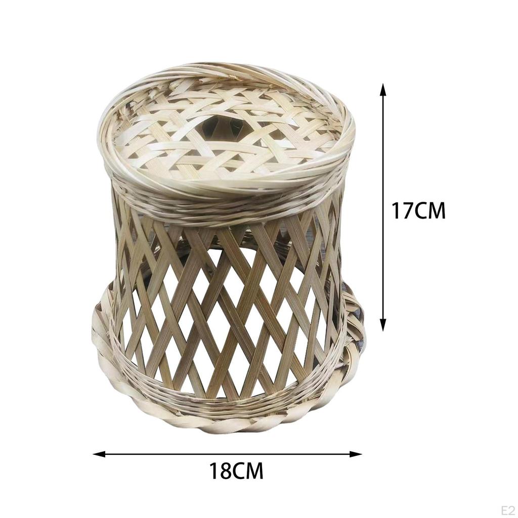Бамбуковый абажур, подвесной светильник, минималистичный декоративный для потолка