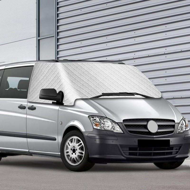 Чехол на лобовое стекло для автодома Mercedes-Benz Vito W447 2014-2024 Чехол на лобовое стекло от льда и снега Солнцезащитный чехол на переднее стекло автодома Блок УФ 5