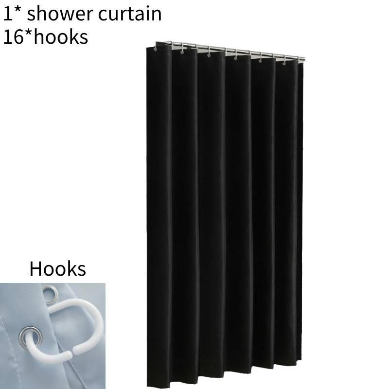 Elegant Waterproof Shower Curtain For Bathroom 180x200cm With Durable Polyester Fabric