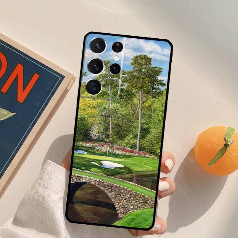 Sport Golf Ball Phone Case For Samsung Galaxy S25 S26 Ultra S24 S20 S21 S22 S23 Plus S10 S25 FE Back Cover