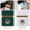 1Pcs Light Luxury Style Toilet Paper Holder Waterproof Roll Paper Storage Box Bathroom Tray Shelf