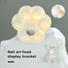 Nail Practice Stand Cat Paw Stable Eco-friendly Nail Support for Manicure Art Display Skill Improvement