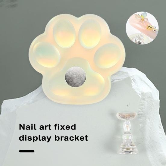 Подставка для практики ногтей, поддержка лап для маникюра, стабильная, экологически чистая кошка для ногтей, для художественной демонстрации навыков