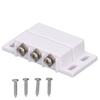 2 Sets Magnetic Reed Switch NO NC Wired Surface Mounted Magnetic Contact Switch for Door Window