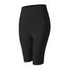 Yoga Shorts Slim Fit High Elasticity Tummy Control Seamless Quick Dry Hollow Out Anti-exposure Butt Lifted Soft