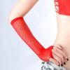 Women Punk Sexy Fingerless Mesh Fishnet Gloves Mittens Hollow Out