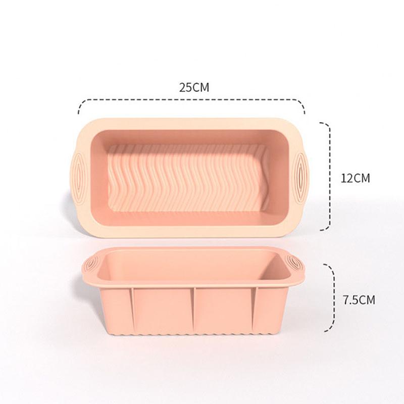 Прямоугольная форма для тостового хлеба Сделай сам Форма для выпечки торта Силиконовая форма с антипригарным покрытием Пищевой класс Кухонные аксессуары Инструменты для выпечки