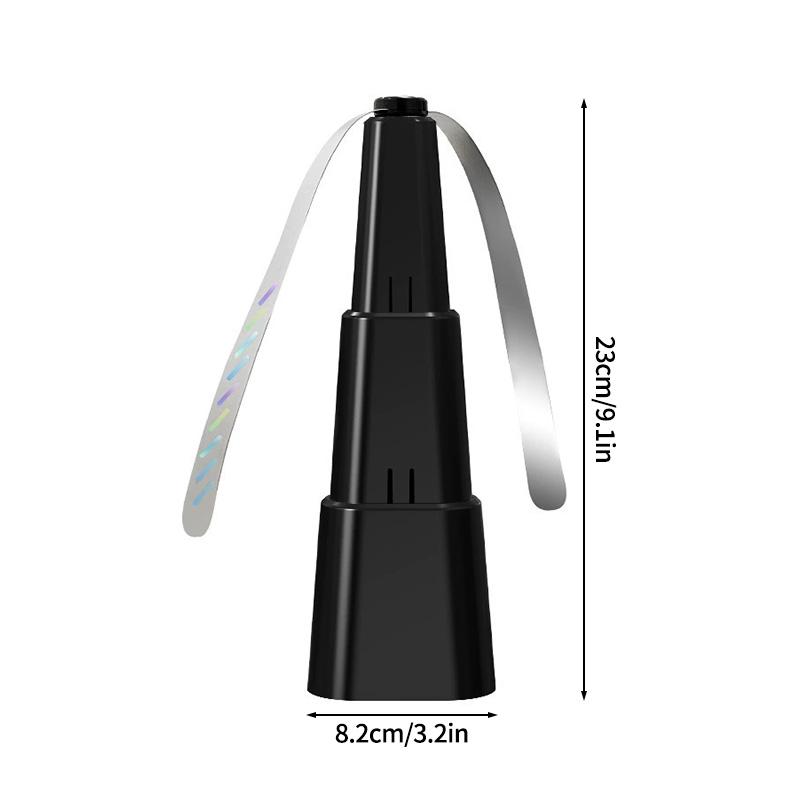 Table Fly Repelling Fan Portable Outdoor Insect Repellent with Reflective Blades Chemical Free Insect Repellent