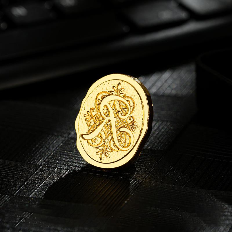 Ретро-сургучный штамп, головка 26 букв алфавита AZ, набор печатей, инструменты для декора почтовых ящиков, античный сплав, головка печати, свадебное ремесло, подарок