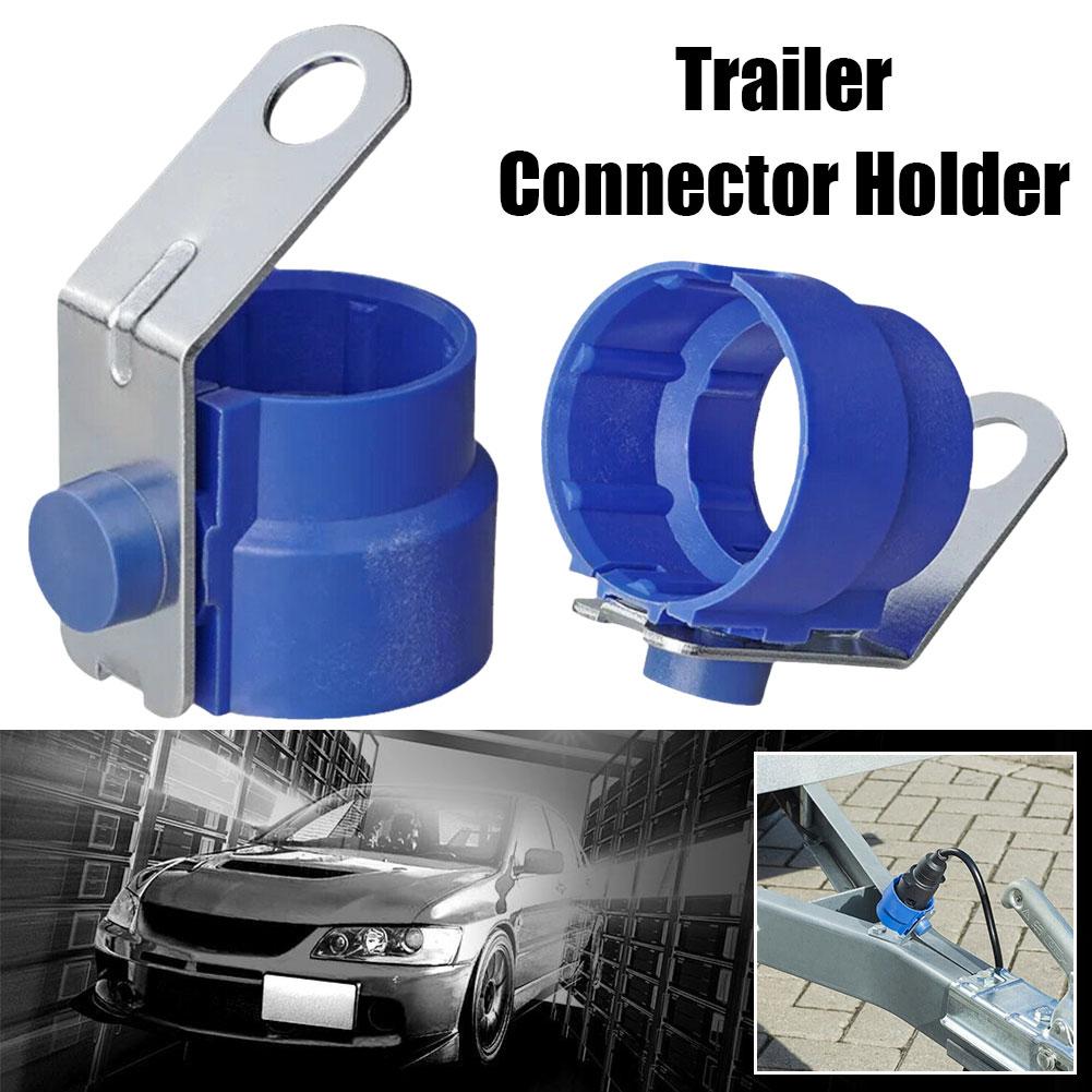 Parking Cover Trailer Plug Holder ABS Bracket Fixed Trailer Connector For 7 And 13 Pin Trailer Plugs Car Accessories