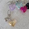 Heart Keychains Handmade Key Jewelry Heart Key Holder Alloy Material Key Ornament Bag Pendant Perfect Gift for Woman Man