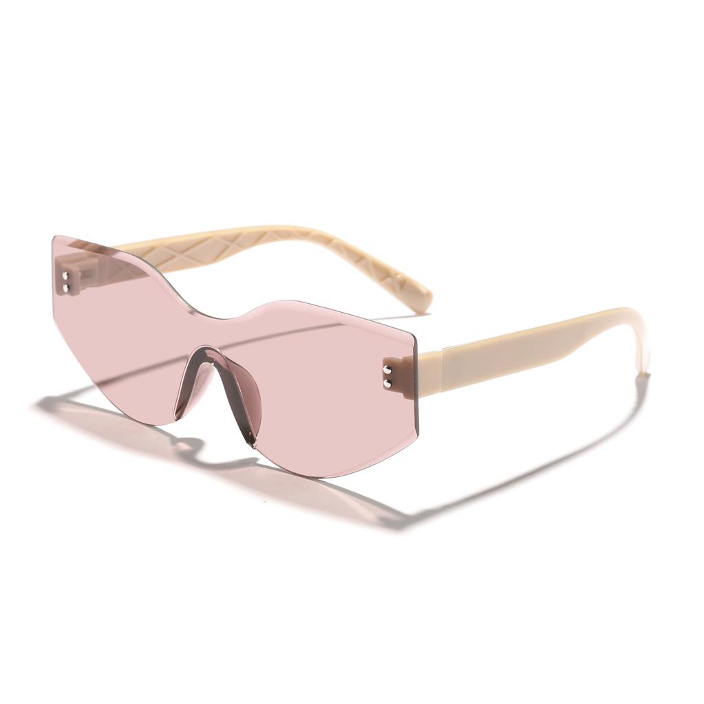 High Quality Unisex Sunglasses Irregular Colored Frames Lightweight Anti-Ultraviolet Eyewear for Outdoor Use UV400 Fashionable