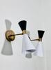 Custom Italian Diabolo Wall Lights: Modern Brass Sconces