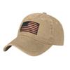 Vintage Baseball Cap With American Flag Design Unisex Adjustable Size