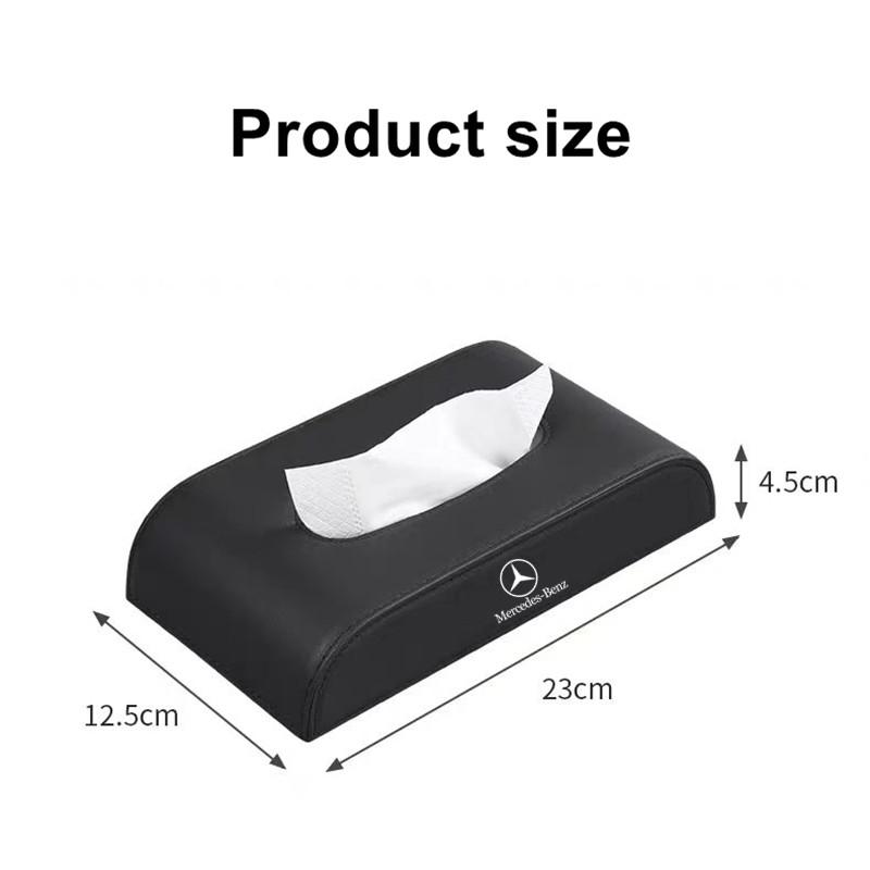 CQK1 Car Tissue Box Center Console Armrest Box Napkin Storage Case For Mercedes Benz Amg W203 W204 W205 W209 W210 W211 W212 W176