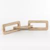 Wabi-sabi Style Imitation Travertine Chain Buckle Ring Ornaments Model Room Sales Department Entrance TV Cabinet Wine Cabinet Soft Decorations