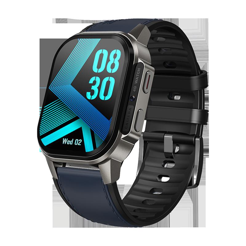 AMOLED экран 2.1 подключаемый GPS упражнения кислород крови HRV мониторинг сердечного ритма 4G телефон часы