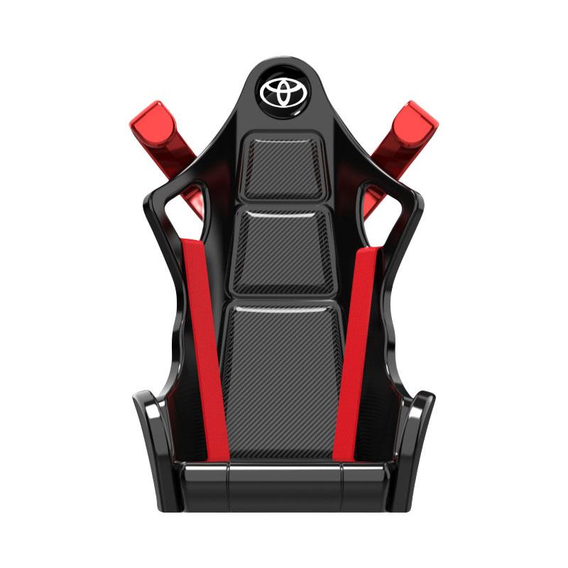 Car Phone Holder Racing Seat Design Mount Stand Suction Cup Smartphone Mobile for Toyota Corolla Prius Yaris Hilux CHR Camry Auris Camry Prius Prado